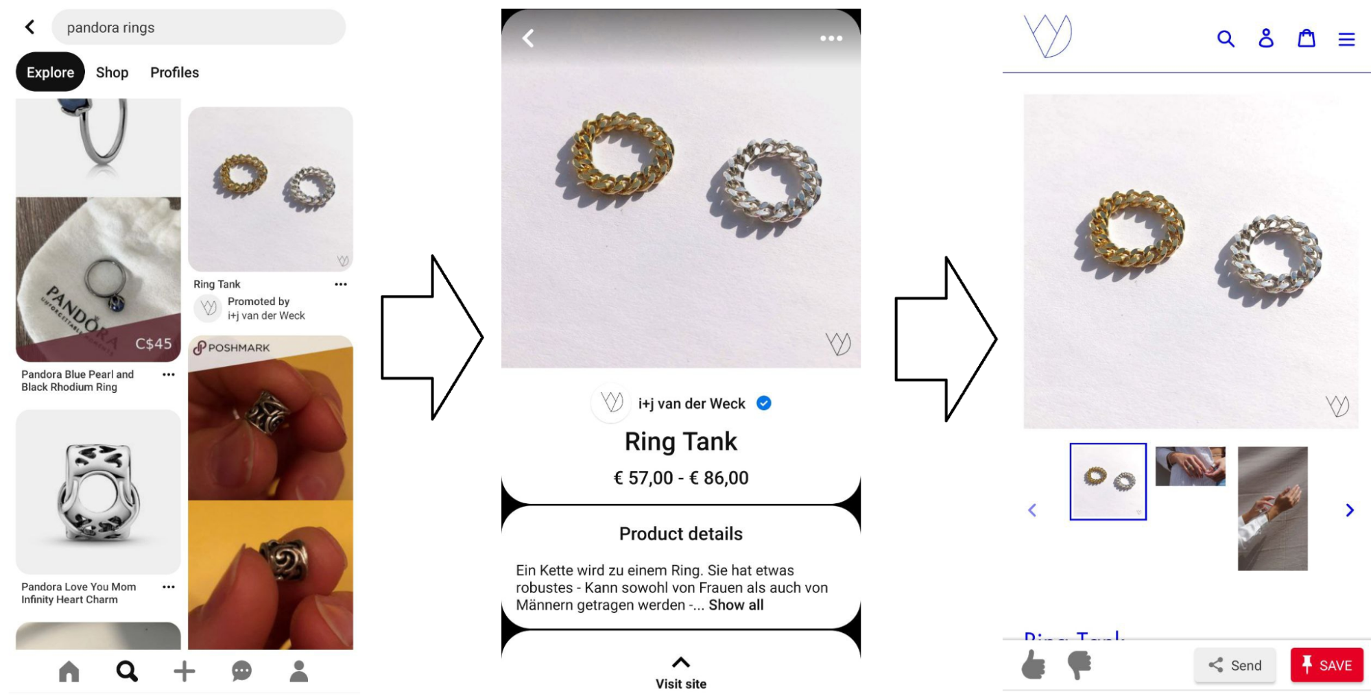 Here is how Pinterest Shopping Ads look like
