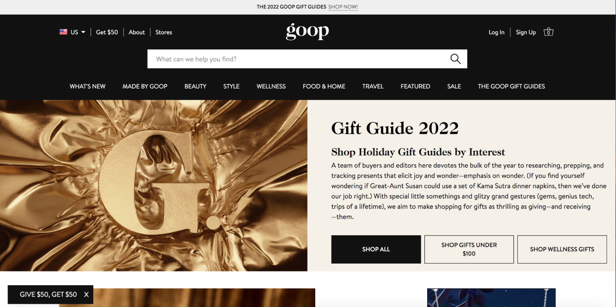 Goop’s Gift Guide 2022.